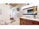 Modern bathroom features vanity with ample storage and a glass shower at 1661 La France Ne St # 221, Atlanta, GA 30307