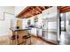 Modern kitchen with stainless steel appliances and a center island at 1661 La France Ne St # 221, Atlanta, GA 30307