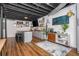 Entertainer's basement features bar, kitchenette, cozy living space for relaxing and spending time with Gathering at 2681 Linnwood Se Dr, Smyrna, GA 30080