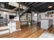 Spacious basement with finished floors, staircase, and bar area, ideal for entertaining or relaxing at 2681 Linnwood Se Dr, Smyrna, GA 30080