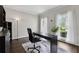Inviting office space filled with lots of natural light and hardwood flooring at 320 Rossiter Rdg, Alpharetta, GA 30022