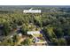 Aerial view of 9770 Coleman Rd. surrounded by lush trees, 1 mile from downtown Roswell at 9770 Coleman Rd, Roswell, GA 30075