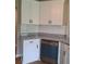 A modern kitchen featuring stainless steel appliances and white subway tile backsplash at 1356 Ambercrest Way, Austell, GA 30168