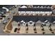 Aerial view of a new community with well-maintained homes, streets, and landscaping at 1386 Ben Park Way, Grayson, GA 30017