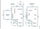 Detailed floor plan showcasing layout and dimensions of the first and second floors at 2604 Porchside Se Pl, Atlanta, GA 30316