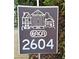 A community sign displaying the name and address at 2604 Porchside Se Pl, Atlanta, GA 30316