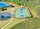 Community basketball court with green and blue surface at 338 Santa Anita Ave, Woodstock, GA 30189