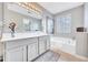 Bathroom featuring a soaking tub and a vanity at 3788 Chattahoochee Summit Se Dr # 22, Atlanta, GA 30339