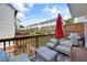 Back deck with a grill and outdoor seating at 3788 Chattahoochee Summit Se Dr # 22, Atlanta, GA 30339