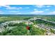 Neighborhood view with the home marked with an indicator in a wooded area at 507 Karen Ln, Woodstock, GA 30188