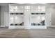 Bright bedroom showcases built-in bunk beds with individual lights and easy-access stairs at 1101 N Flat Rock Rd, Douglasville, GA 30134