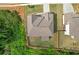 Aerial view showcasing the house with a well-maintained roof, landscaping, and a spacious driveway at 319 Parkside Meadow Dr, Marietta, GA 30064