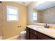 Bathroom featuring a granite countertop and tiled shower at 335 Roberts Run Cv, Suwanee, GA 30024