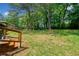 Spacious backyard featuring lush greenery with a home at 3964 Gretna Green Dr, Decatur, GA 30035