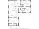 Detailed floor plan showcasing the layout of the home with living room, bedrooms, kitchen and Gathering room at 3964 Gretna Green Dr, Decatur, GA 30035