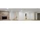 The finished basement includes a brick fireplace and additional living space at 605 Patrick Ne Pl, Sandy Springs, GA 30328