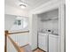 Upstairs laundry room with washer and dryer at 655 Mead Se St # 58, Atlanta, GA 30312