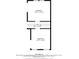 Upstairs floor plan featuring the layout of the bedrooms with dimensions at 475 Nottingham Dr, Marietta, GA 30066