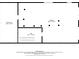 Basement floor plan highlighting the layout of the large basement, garage, and hall areas at 475 Nottingham Dr, Marietta, GA 30066