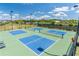 Pickleball courts offering recreational activity for community residents at 2010 Vidalia Ct, Dacula, GA 30019