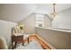 Finished attic space with hardwood floors, natural light, and charming decor at 615 Sycamore Dr, Decatur, GA 30030