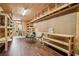 Versatile outbuilding interior with storage shelves and potential for various uses at 615 Sycamore Dr, Decatur, GA 30030