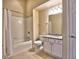 Full bathroom with vanity, tub, shower, and modern fixtures and vanity at 106 Vintage Club Cir, Marietta, GA 30066