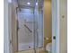 Updated shower with glass doors and modern fixtures, ready for relaxation at 106 Vintage Club Cir, Marietta, GA 30066