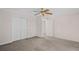 Bedroom features neutral walls, carpet floors, with a closet and ensuite door, offering ample storage at 1440 Northwold Dr, Atlanta, GA 30350