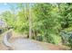 Pathway leading to an apartment, surrounded by lush greenery and retaining wall at 59 Saint Claire Ne Ln, Atlanta, GA 30324