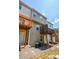 Exterior shot of a townhouse with wood decks on back at 2201 Landing Walk Dr, Duluth, GA 30097