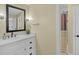 Charming bathroom with white vanity, quartz countertops, and modern fixtures at 4985 Miller Sw Rd, Lilburn, GA 30047