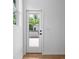 White door with glass panel provides access to the outdoors at 88 Cleveland Unit B Se St, Atlanta, GA 30316