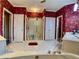 Bathroom with a shower, tub and double sinks with plenty of space at 1093 Spruce Creek Ln, Lawrenceville, GA 30045