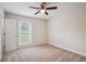Bedroom with ceiling fan and window with blinds at 3783 Ardsley Ct, Marietta, GA 30062