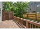 Exterior deck overlooking the backyard, provides great outdoor living space and relaxing at 2093 Callaway Nw Ct, Atlanta, GA 30318