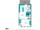 Detailed floor plan of the home showcasing the kitchen, living room, and balcony at 2093 Callaway Nw Ct, Atlanta, GA 30318