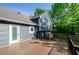 Relax on the back deck with views of the manicured backyard and mature trees at 219 Brick Mill Dr, Canton, GA 30115