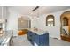Bright kitchen features a center island, granite countertops, and stylish lighting fixtures at 219 Brick Mill Dr, Canton, GA 30115