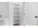 Walk-in closet with built-in shelving and ample storage space, perfect for organizing your wardrobe at 90 Cleveland Unit A Se St, Atlanta, GA 30316