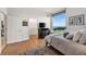 Bedroom showcasing an open closet, a large window with views, and stylish decor at 3300 Windy Ridge Se Pkwy # 1401, Atlanta, GA 30339