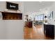 Welcoming entryway with coat rack and decorative wall art leading to a modern open concept at 3300 Windy Ridge Se Pkwy # 1401, Atlanta, GA 30339