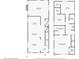 Detailed floor plan showcasing the layout of both floors in the home at 632 Warren Ave, Scottdale, GA 30079