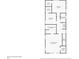 Second floor showing the primary bedroom, bedrooms, and bathroom dimensions at 632 Warren Ave, Scottdale, GA 30079