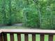 Scenic backyard view from the deck overlooking lush greenery and mature trees at 2257 Rocksram Ct, Buford, GA 30519