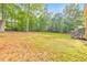Expansive backyard with mature trees, offering a private and serene outdoor space at 115 Eagle Ridge Dr, Canton, GA 30114