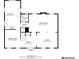 Detailed floor plan of second floor, showing layout and dimensions of living and dining areas at 115 Eagle Ridge Dr, Canton, GA 30114