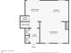 Floor plan showcasing the layout of the living room, dining area, kitchen, and foyer at 2991 Windfield Cir, Tucker, GA 30084