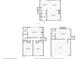 Floor plan showcasing the layout of the house with dimensions at 2991 Windfield Cir, Tucker, GA 30084