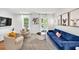 Bright and airy living room with hardwood floors, modern decor, and ample natural light from large windows at 2991 Windfield Cir, Tucker, GA 30084
